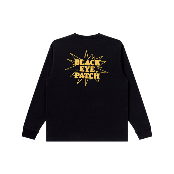 SHIT HAPPENS L/S TEE BLACK