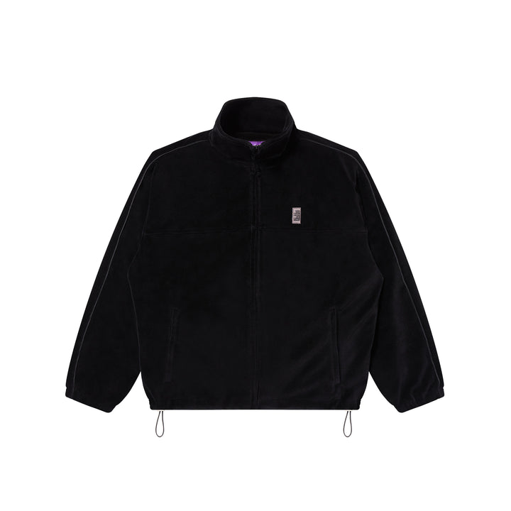 HWC VELOUR TRACK JACKET BLACK