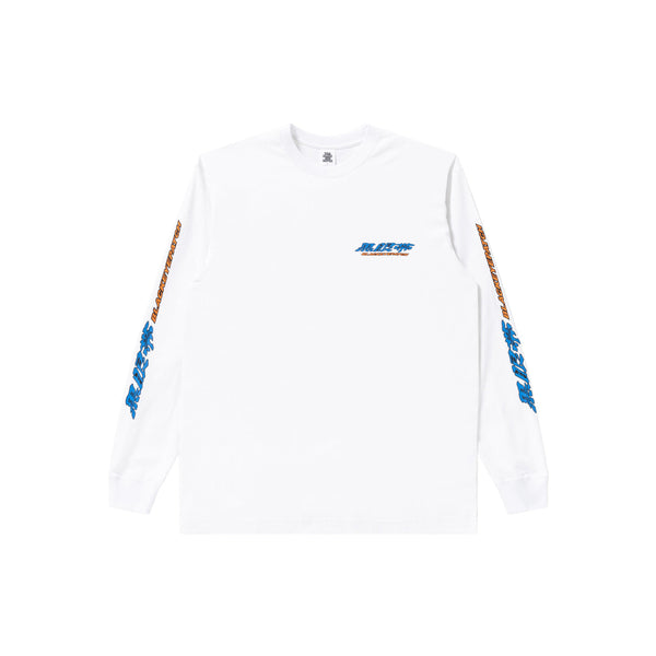 KUROGANTAI LOGO L/S TEE WHITE