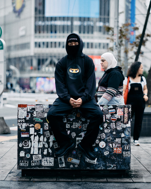 BALACLAVA EMOJI HOODIE BLACK