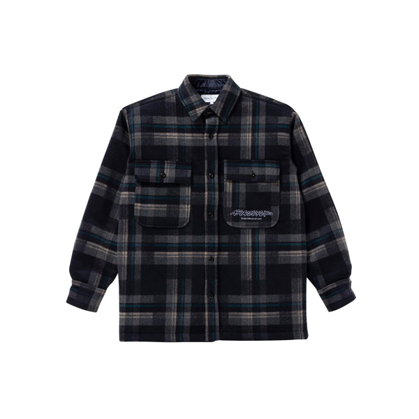 BEEZ-EYE-P SCRIPT LOGO CPO JACKET MULTI
