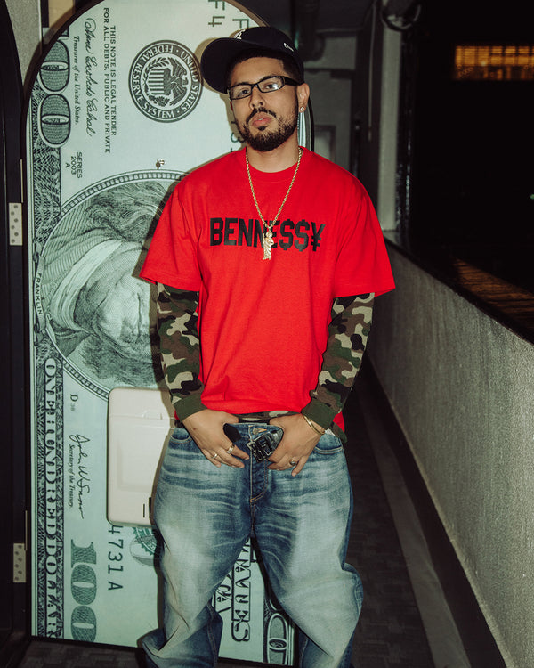 BENNESSY HEAVYWEIGHT TEE RED