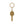 OG LABEL KEY KEYCHAIN GOLD