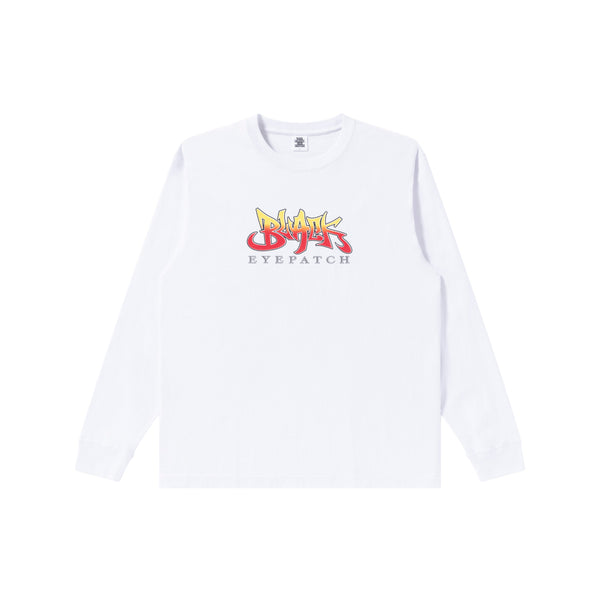Blazed Logo Long Sleeve T-Shirt White