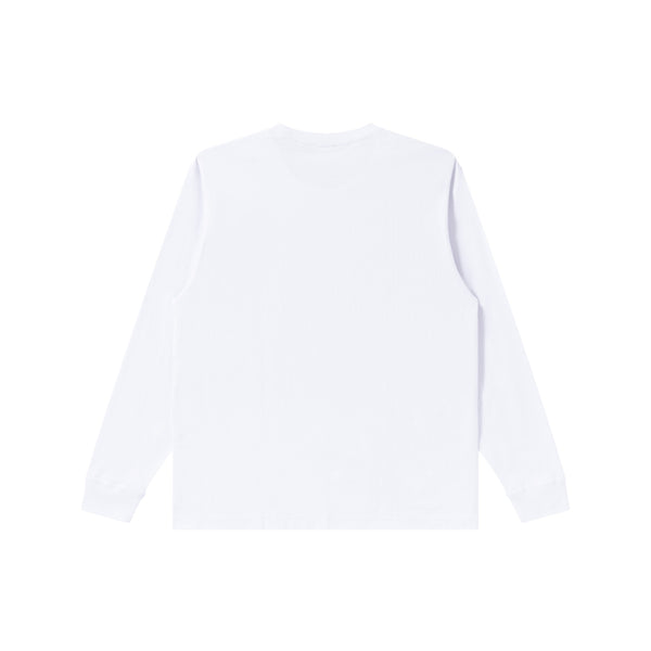 Blazed Logo Long Sleeve T-Shirt White