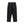 LEOPARD BORDERED WORK PANTS BLACK