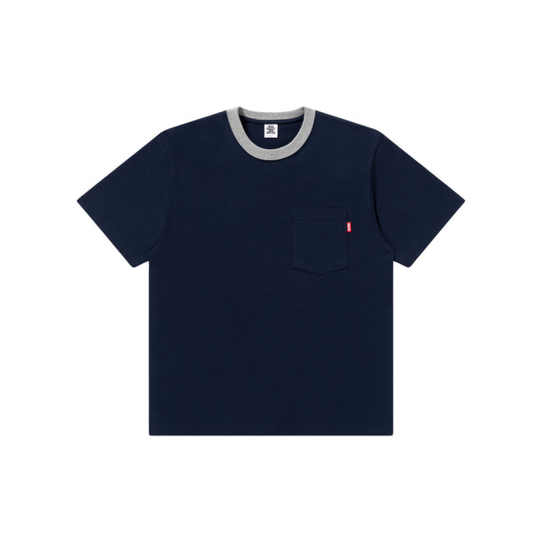 HWC Pocket Ringer Tee, Navy