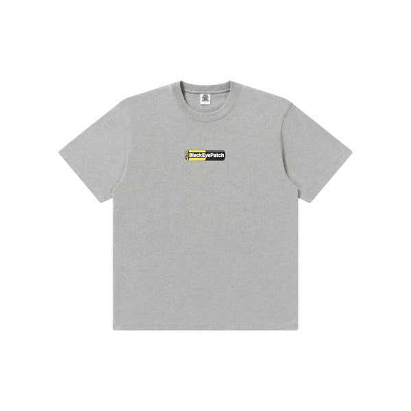 BATTERY LOGO T-SHIRT HEATHER GRAY