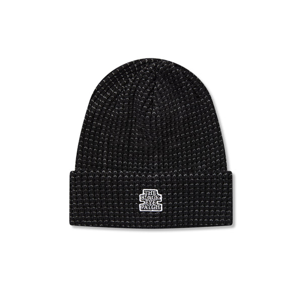 OG LABEL REFLECTOR WOVEN BEANIE BLACK