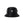 OG LABEL FAUX LEATHER BUCKET HAT BLACK