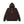 HWC LABEL HOODIE DARK BROWN