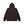 HWC LABEL HOODIE DARK BROWN
