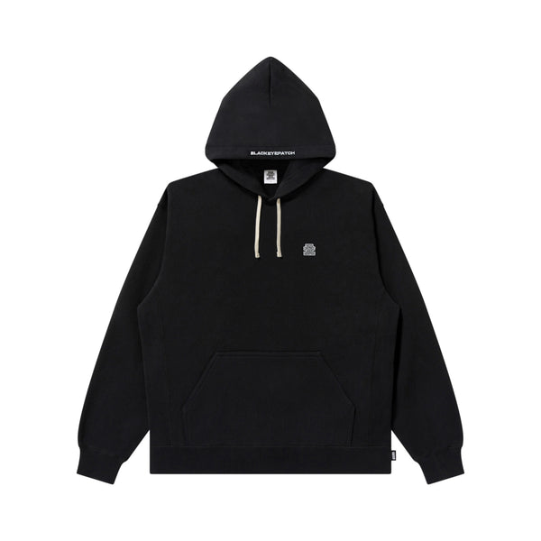 SMALL OG LABEL HEAVYWEIGHT HOODIE BLACK
