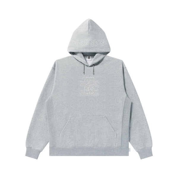 STITCH PRINTED OG LABEL HOODIE HEATHER GRAY
