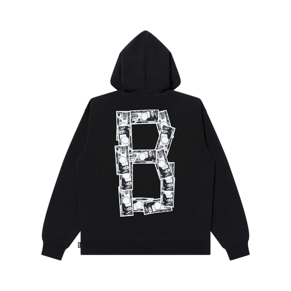 OG YUKICHI BILL HOODIE BLACK