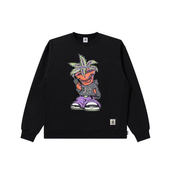 POTHEAD DEALER CREW SWEAT BLACK
