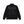 STENCIL LOGO HALF ZIP PULLOVER BLACK
