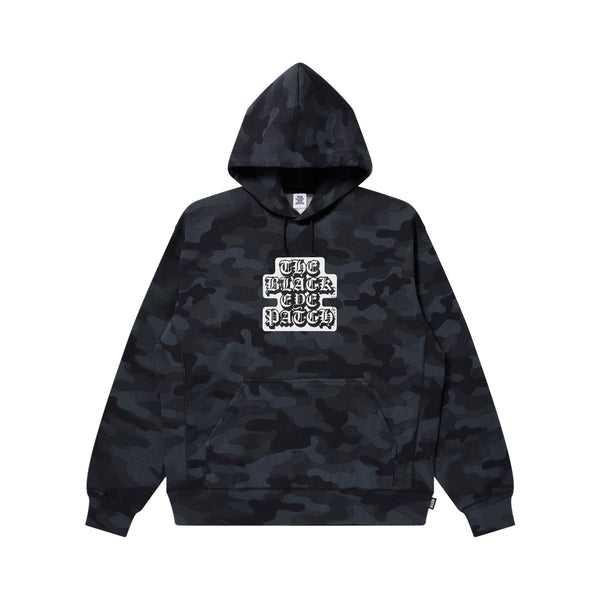 OE OG LABEL HOODIE BLACK CAMO
