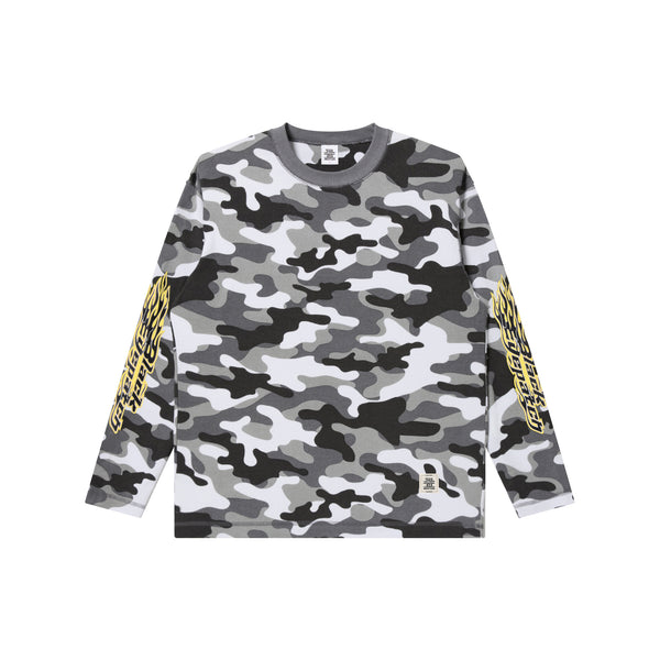 FLAME LOGO THERMAL L/S TEE CITY CAMO