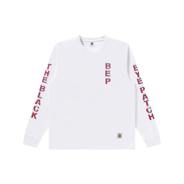 ICE COLD LETTERS L/S TEE WHITE