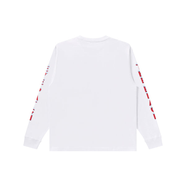 ICE COLD LETTERS L/S TEE WHITE