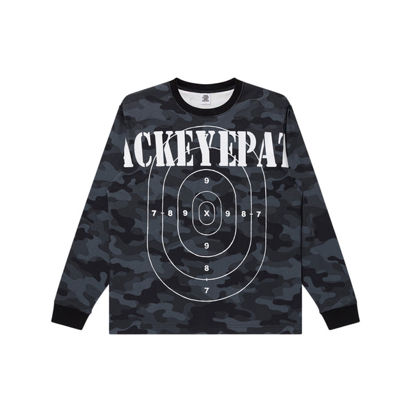 BODY TARGET L/S TEE BLACK CAMO