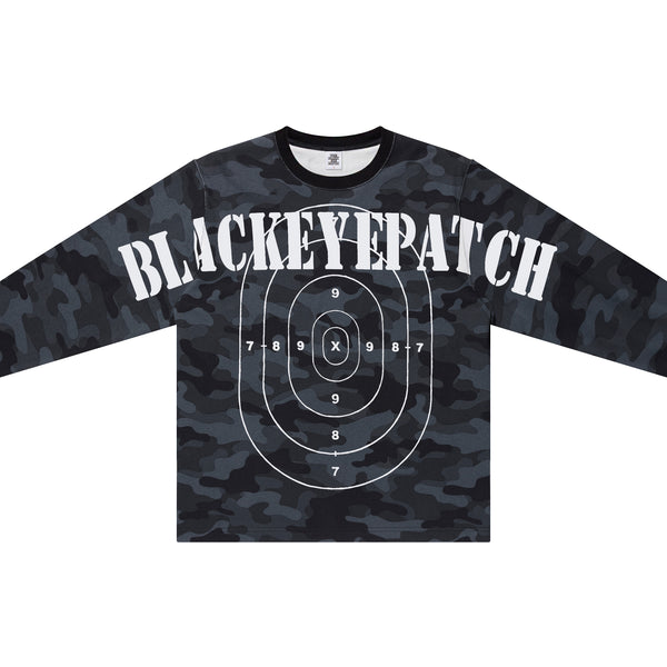 BODY TARGET L/S TEE BLACK CAMO