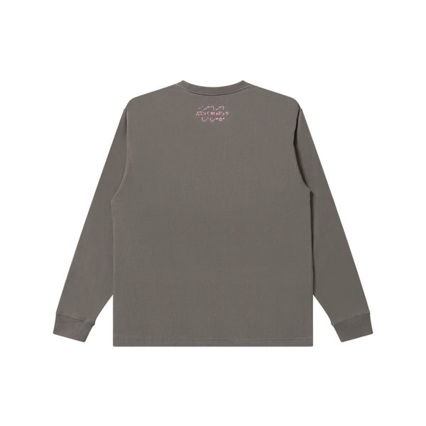 ASCII ART L/S TEE CHARCOAL