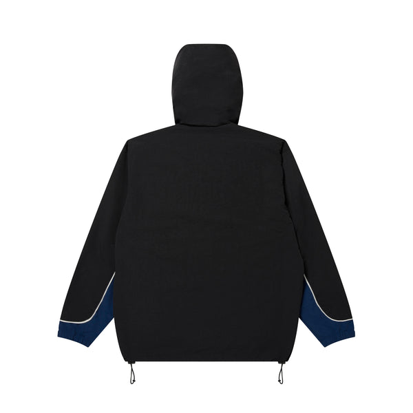 SMALL OG LABEL NYLON TRACK JACKET BLACK