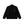 LEATHER PATCHED DUCK JACKET BLACK