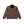 LEATHER PATCHED DUCK JACKET BROWN