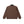 LEATHER PATCHED DUCK JACKET BROWN