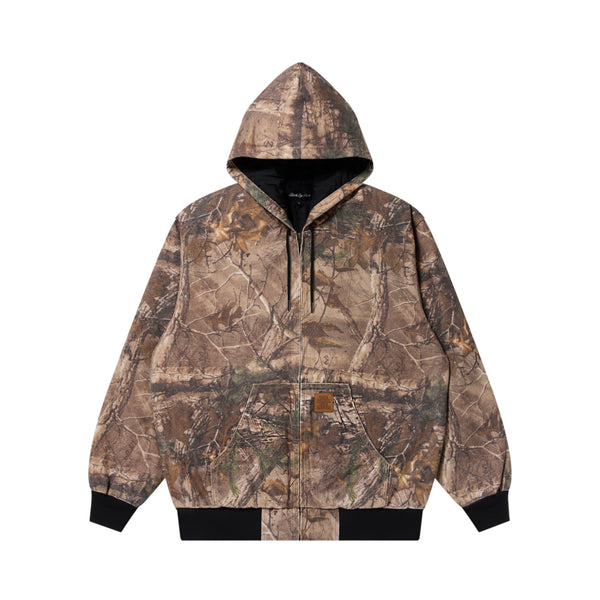 WASHED HOODED DUCK JACKET MULTI