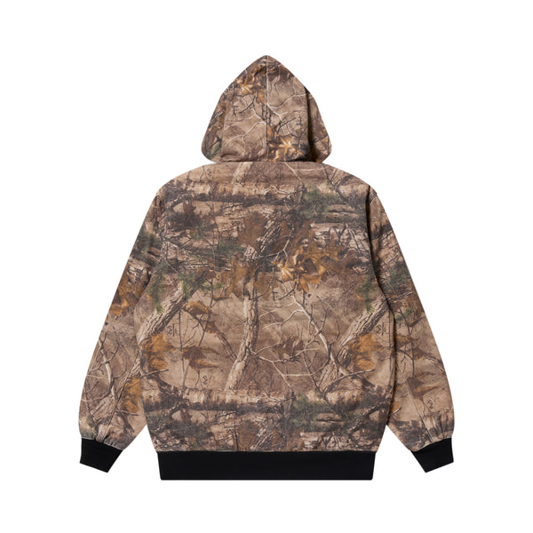 WASHED HOODED DUCK JACKET MULTI