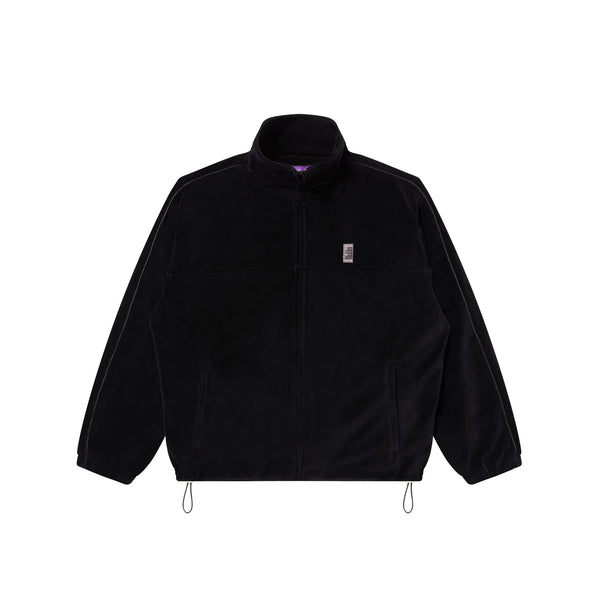 HWC VELOUR TRACK JACKET BLACK