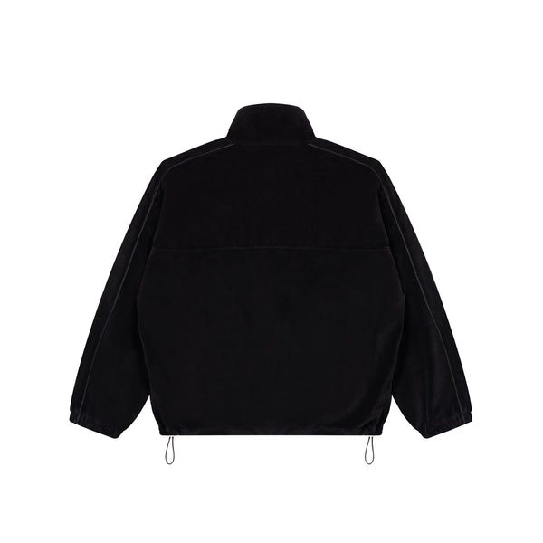HWC VELOUR TRACK JACKET BLACK