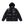 STENCIL LOGO HOODED DOWN JACKET BLACK