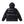 STENCIL LOGO HOODED DOWN JACKET BLACK