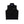 OE LOGO CORDUROY PUFFER VEST BLACK