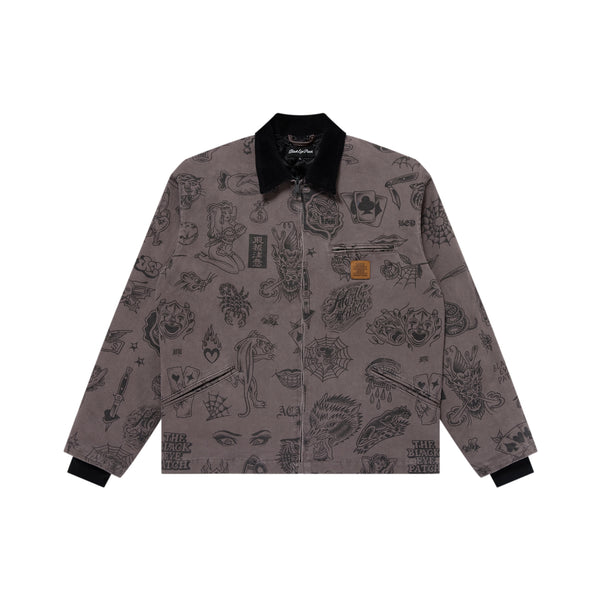 UE TATTOO FLASH DUCK JACKET CHARCOAL
