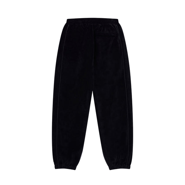 HWC VELOUR TRACK PANTS BLACK