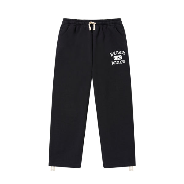OE COLLEGE SWEAT PANTS BLACK