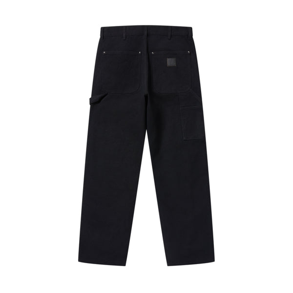 OE LOGO DOUBLE KNEE DUCK PANTS BLACK