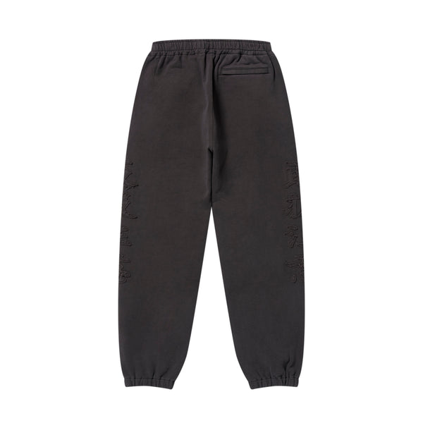 HWC EMBROIDERED PIGMENT DYED SWEAT PANTS CHARCOAL