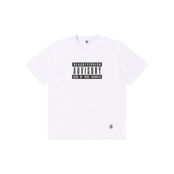 ADVISORY LABEL TEE WHITE