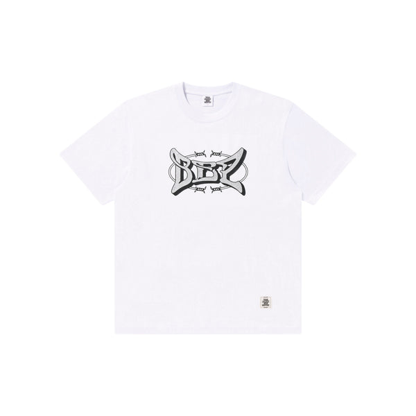 WIRED RIDER LOGO TEE WHITE