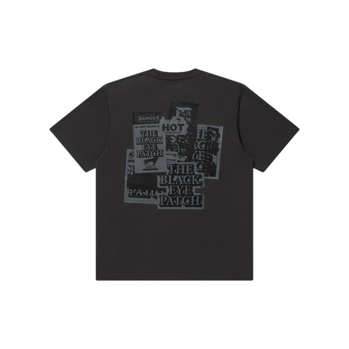 GRAYSCALE LABEL PACK TEE CHARCOAL