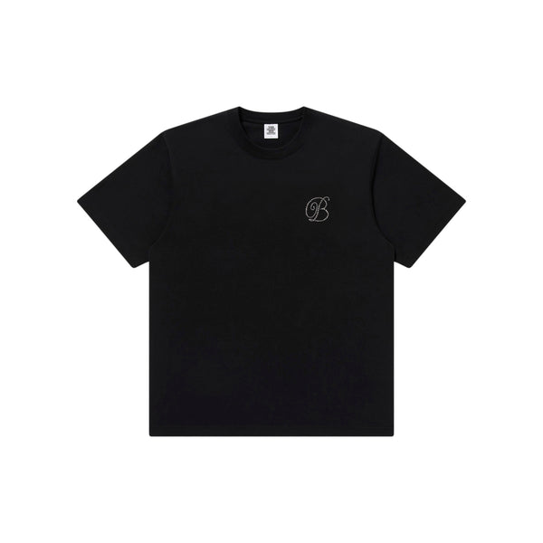 Rhinestone B Emblem Tee (Black)
