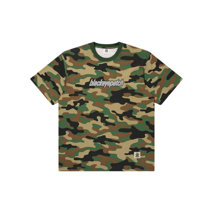 LOWERCASE LOGO TEE WOODLAND CAMO