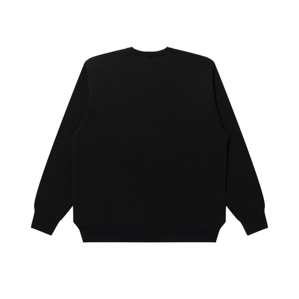 OG LABEL KNIT SWEATER BLACK